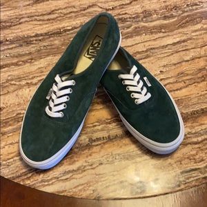Vans Authentic - green suede